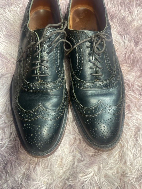 ALLEN‎ EDMONDS McTavish Size 11D Black Leather Oxford Lace Up Wingtip Shoes main image 6